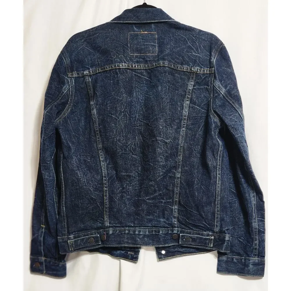 Levi’s Premium Denim Trucker‎ Jacket Leather Patch Big 